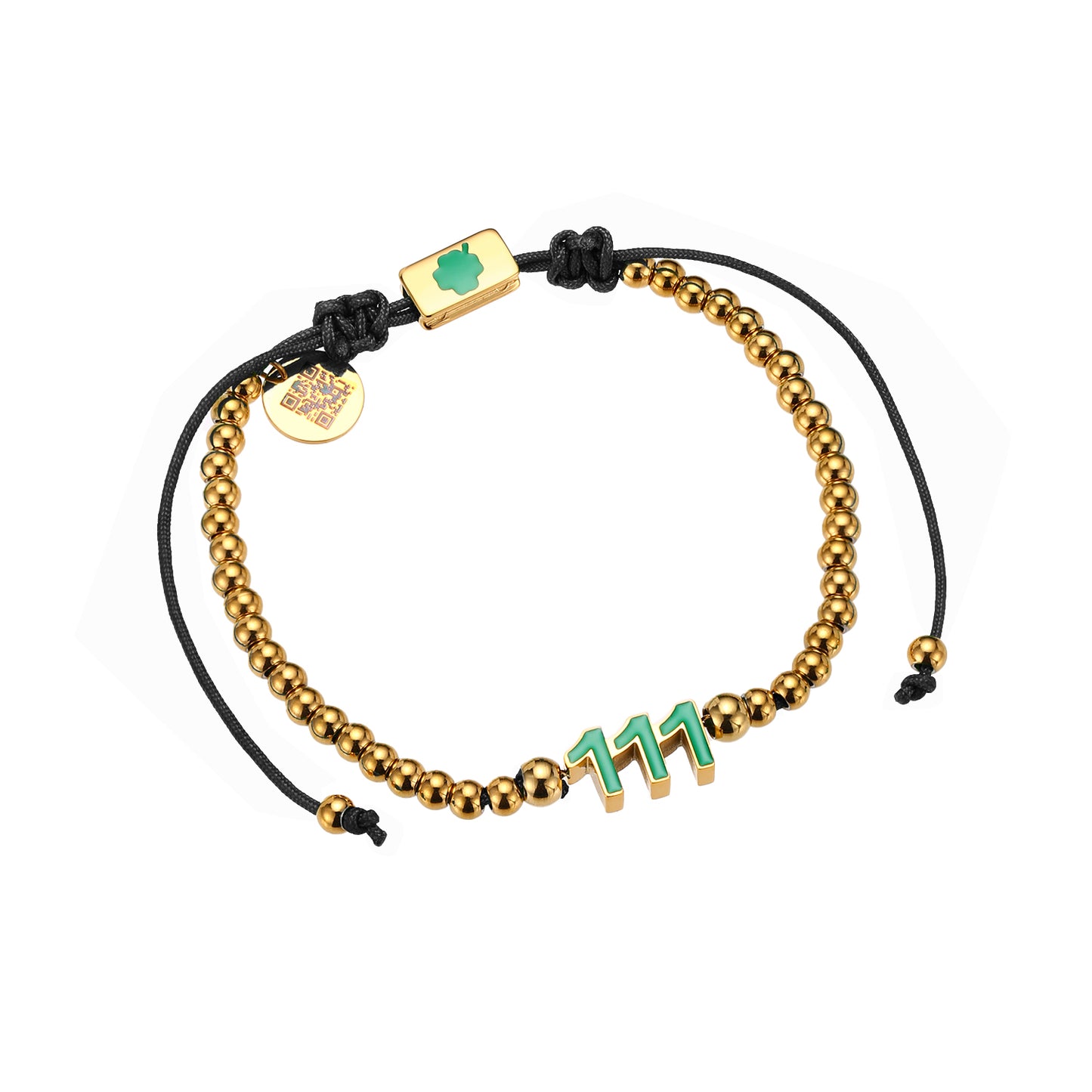 Thread Bracelet 111 Gold/Black