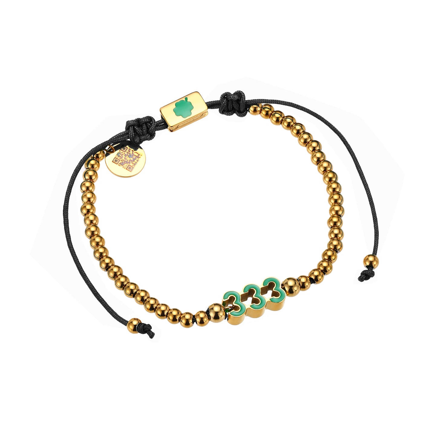 Gold/Black Thread Bracelet 333