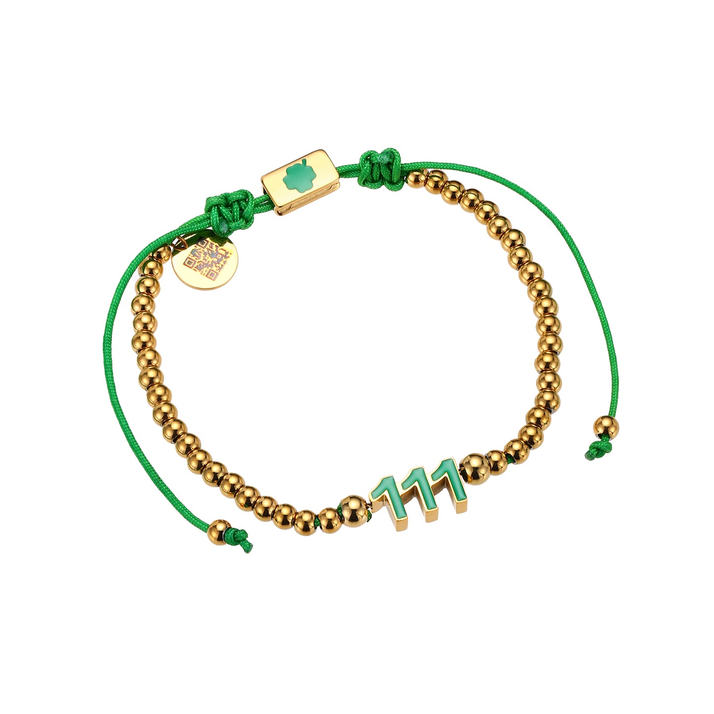 Gold/Green Thread Bracelet 111